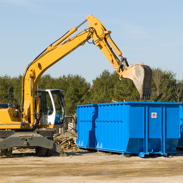 can i choose the location where the residential dumpster will be placed in Ferguson NC